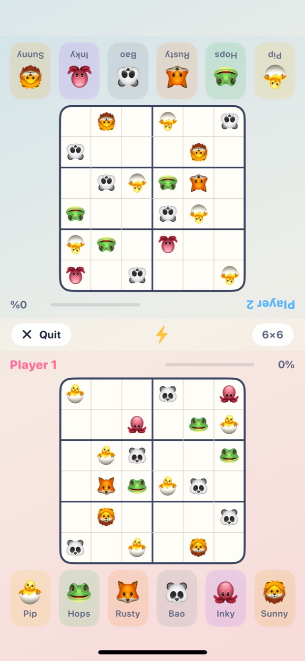 Family Duel: two players racing face-to-face on one device